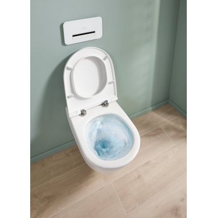 Villeroy & Boch 4670T9R1 - Závesné WC so sedátkom SoftClose SUBWAY 3.0 keramika/biela