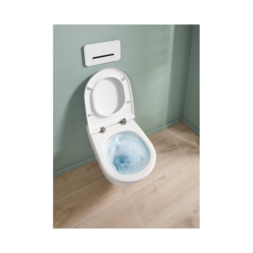 Villeroy & Boch 4670T9R1 - Závesné WC so sedátkom SoftClose SUBWAY 3.0 keramika/biela