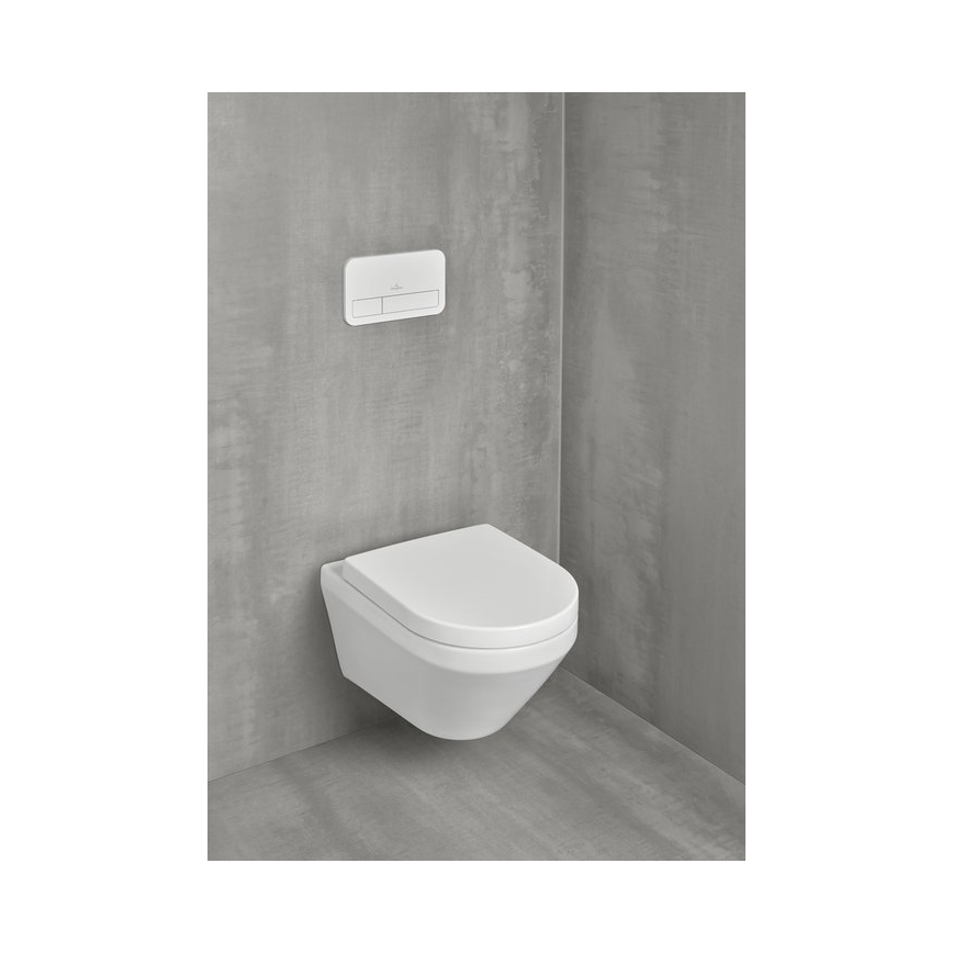 Villeroy & Boch 4694CLR1 - Závesné WC ARCHITECTURA s toaletným sedadlom SoftClose keramika/biela
