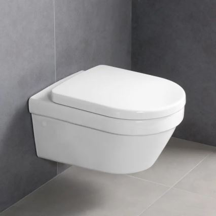Villeroy & Boch 4694HRR1 - Závesné WC so sedadlom SoftClose ARCHITECTURA keramika/biela