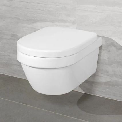 Villeroy & Boch 4694HRR1 - Závesné WC so sedadlom SoftClose ARCHITECTURA keramika/biela