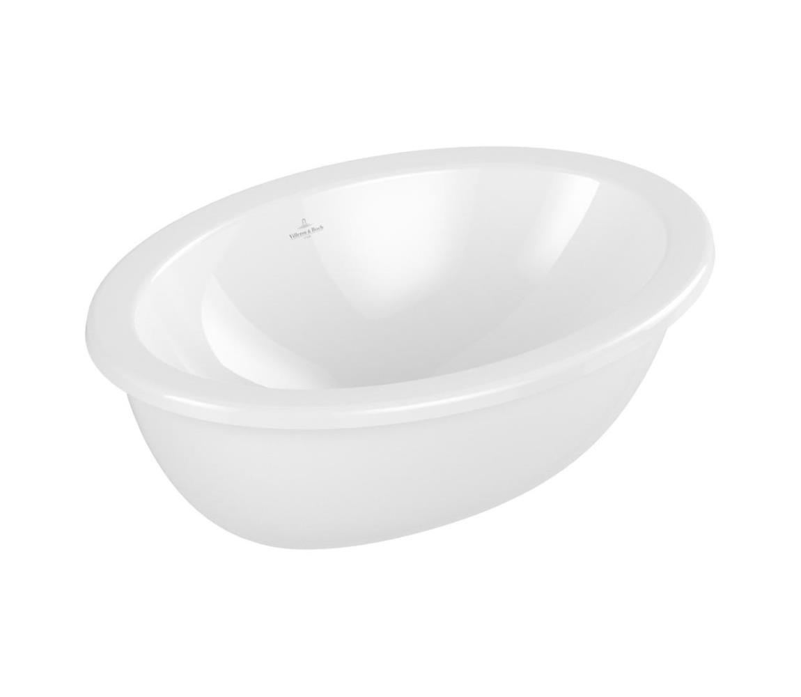 Villeroy & Boch 4A540001-Zapustené umývadlo LOOP&FRIENDS 48,5x32 cm keramika/biela 4A540001
