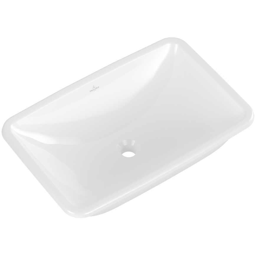 Villeroy & Boch 4A580101 - Zápustné umývadlo LOOP&FRIENDS 61,5x38 cm keramika/biela