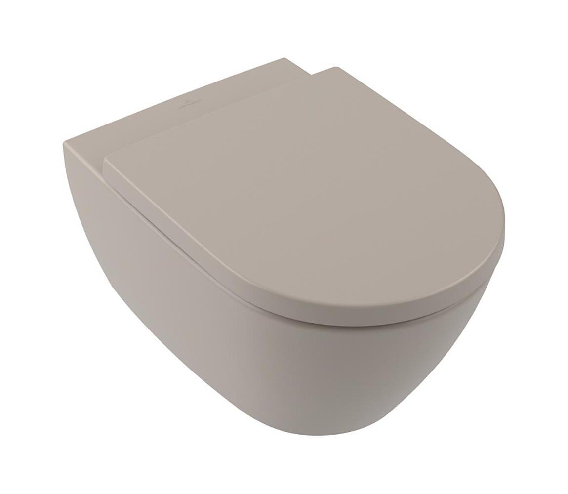 Villeroy & Boch 5614R0AM - Závesné WC SUBWAY 2.0 keramika/béžová 5614R0AM