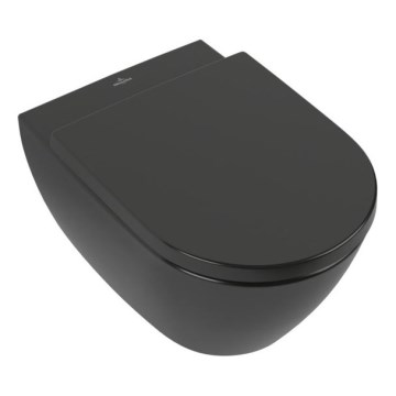Villeroy & Boch 5614R0R7 - Závesné WC SUBWAY keramika/čierna