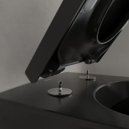 Villeroy & Boch 5614R0R7 - Závesné WC SUBWAY keramika/čierna