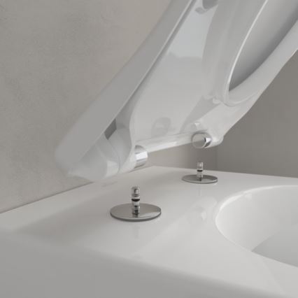 Villeroy & Boch 5614R201 - Závesné WC s WC sedátkom SoftClose SUBWAY 2.0 keramika/biela