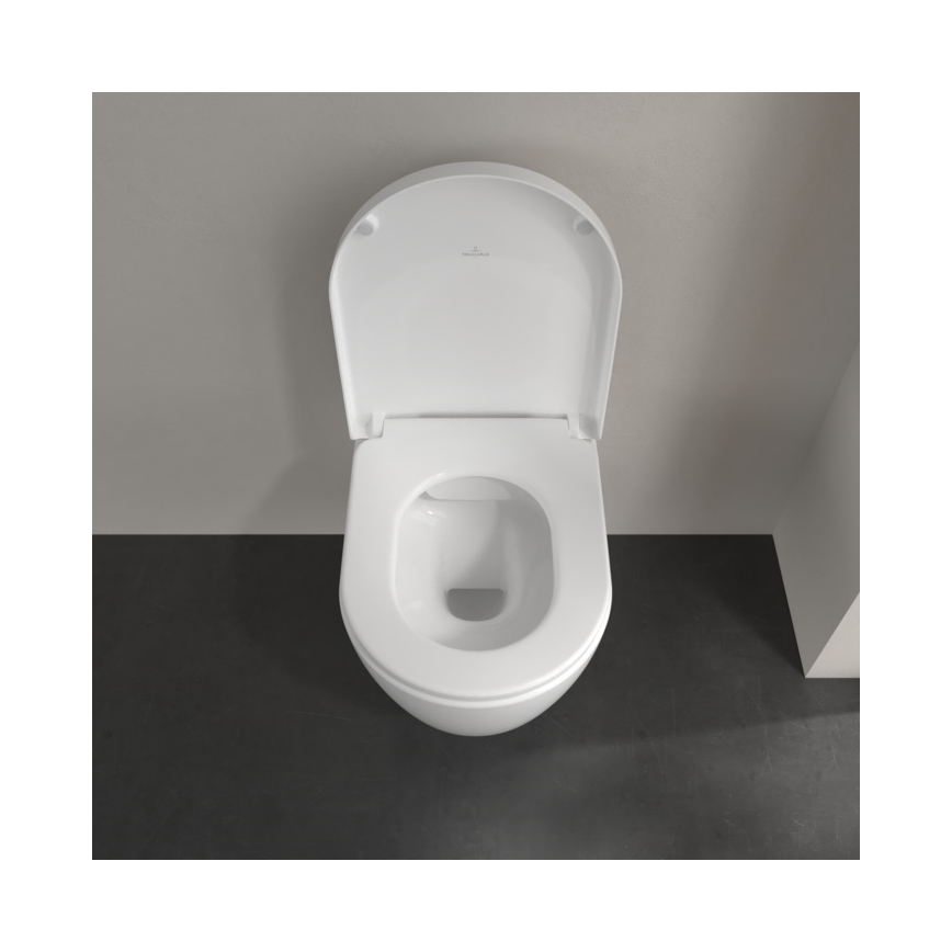 Villeroy & Boch 5656HR01 - Závesné WC s sedátkom SoftClose AVENTO keramika/biela