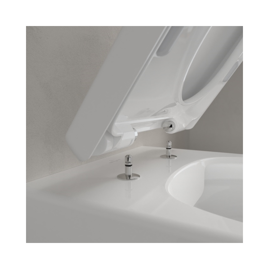 Villeroy & Boch 5656HR01 - Závesné WC s sedátkom SoftClose AVENTO keramika/biela