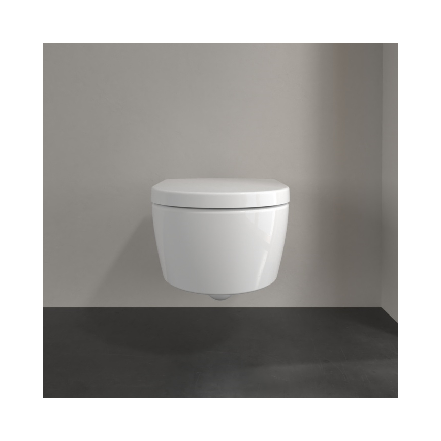 Villeroy & Boch 5656HRR1 - Závesné WC so sedátkom SoftClose AVENTO keramika/biela