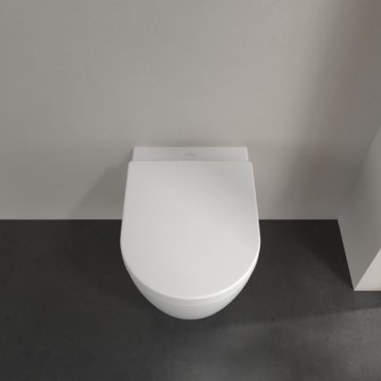 Villeroy & Boch 5656HRR1 - Závesné WC so sedátkom SoftClose AVENTO keramika/biela