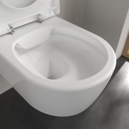 Villeroy & Boch 5656HRR1 - Závesné WC so sedátkom SoftClose AVENTO keramika/biela