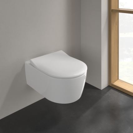 Villeroy & Boch 5656RS01 - Závesné WC so sedátkom SoftClose AVENTO keramika/biela