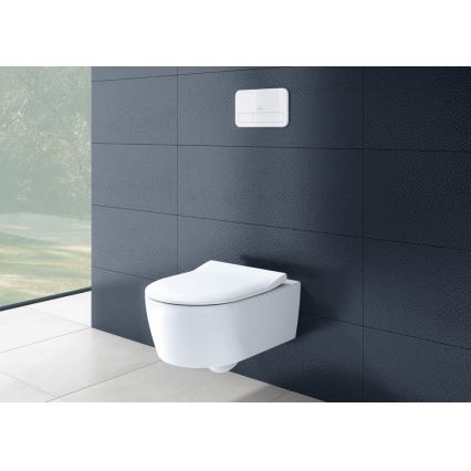 Villeroy & Boch 5656RS01 - Závesné WC so sedátkom SoftClose AVENTO keramika/biela