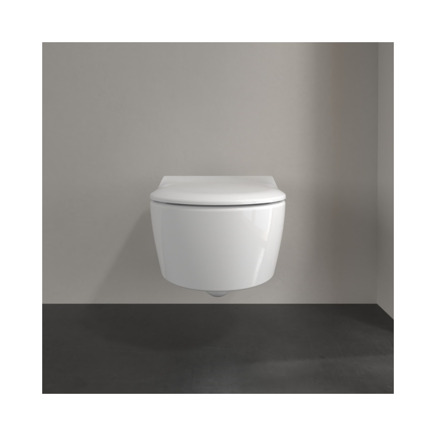 Villeroy & Boch 5656RSR1 - Závesné WC so sedátkom SoftClose AVENTO keramika/biela