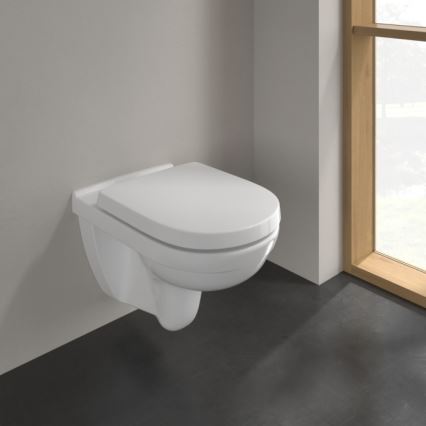 Villeroy & Boch 5660HR01 - závesné WC so SoftClose sedátkom O.NOVO, keramika/biela