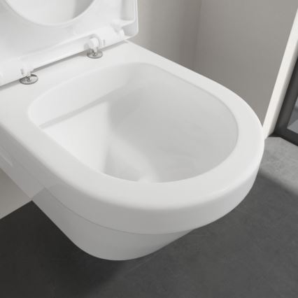 Villeroy & Boch 5684HRR1 - Závesné WC s sedadlom SoftClose ARCHITECTURA keramika/biela
