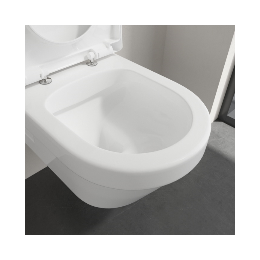 Villeroy & Boch 5684HRR1 - Závesné WC s sedadlom SoftClose ARCHITECTURA keramika/biela