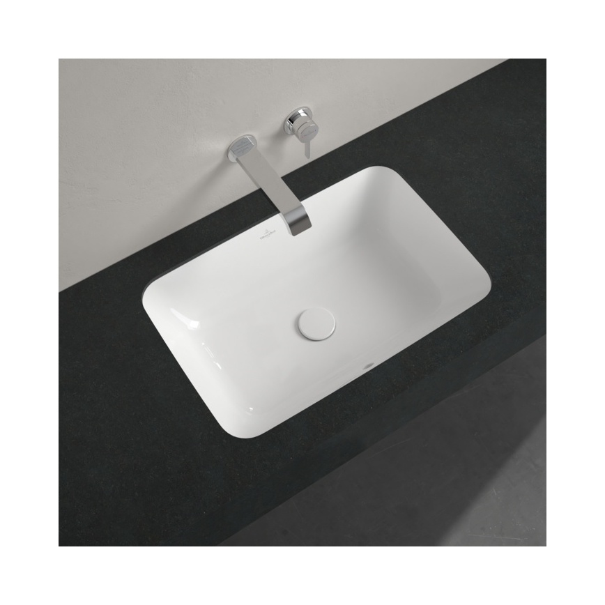 Villeroy & Boch 5A776001 - Zapustené umývadlo ARCHITECTURA 57x37 keramika/biela