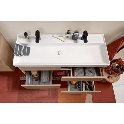 Villeroy & Boch 680800RW - Umývadlová výpusť biela/lesklý chróm