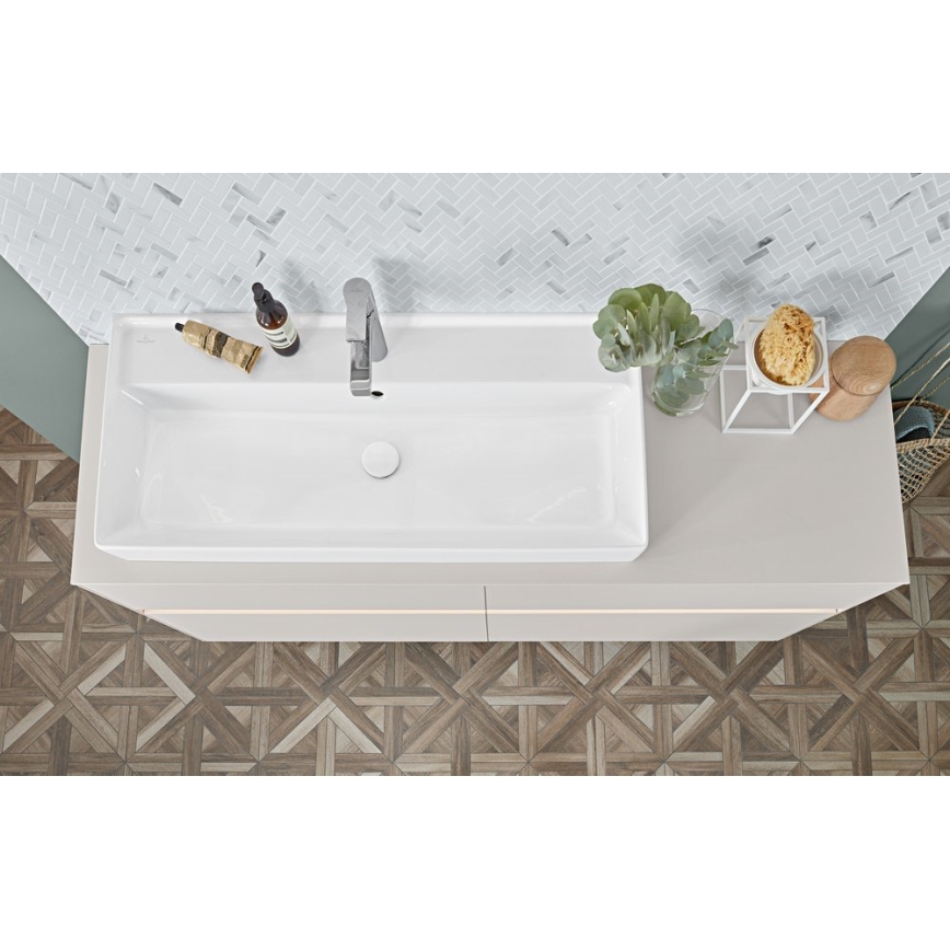Villeroy & Boch 68100001 - Výpusť do umývadla, biela/lesklý chróm