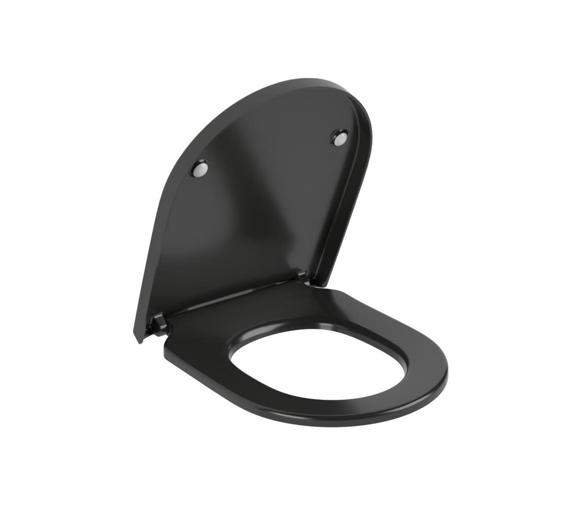 Villeroy & Boch 8M42S1R7 - WC sedátko SoftClose SUBWAY čierne 8M42S1R7