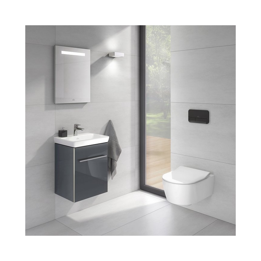 Villeroy & Boch 922400RB - Splachovacie tlačidlo VICONNECT, lesklá čierna