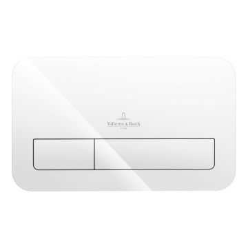 Villeroy & Boch 922400RE - splachovacie tlačidlo VICONNECT, lesklé biele