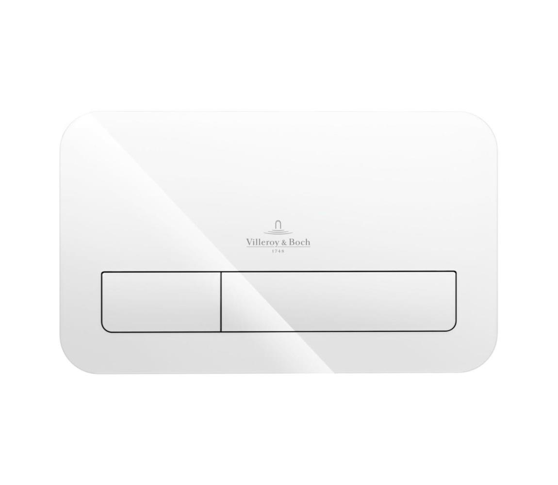 Villeroy & Boch 922400RE - splachovacie tlačidlo VICONNECT, lesklé biele 922400RE