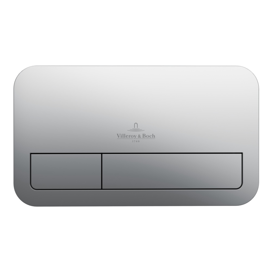 Villeroy & Boch 92249069 - Splachovacie tlačidlo VICONNECT matný chróm