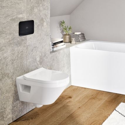 Villeroy & Boch 922490AN - Splachovacie tlačidlo VICONNECT čierne