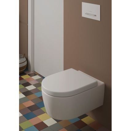 Villeroy & Boch 9M77C101 - WC sedátko SoftClose AVENTO biela
