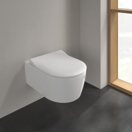 Villeroy & Boch 9M87S101 - WC sedátko SoftClose AVENTO biele