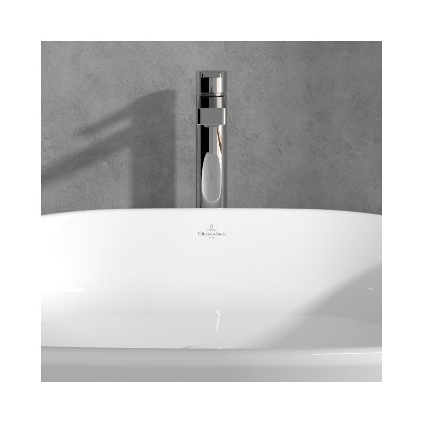 Villeroy & Boch TVW10300500061 - Umývadlová batéria + výpusť ARCHITECTURA 32,9 cm lesklý chróm