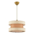 Visiaca lampa HALO 1xE27/60W/230V béžová/krémová