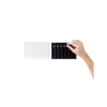 Vitility - Týždenný dávkovač liekov biely/čierny