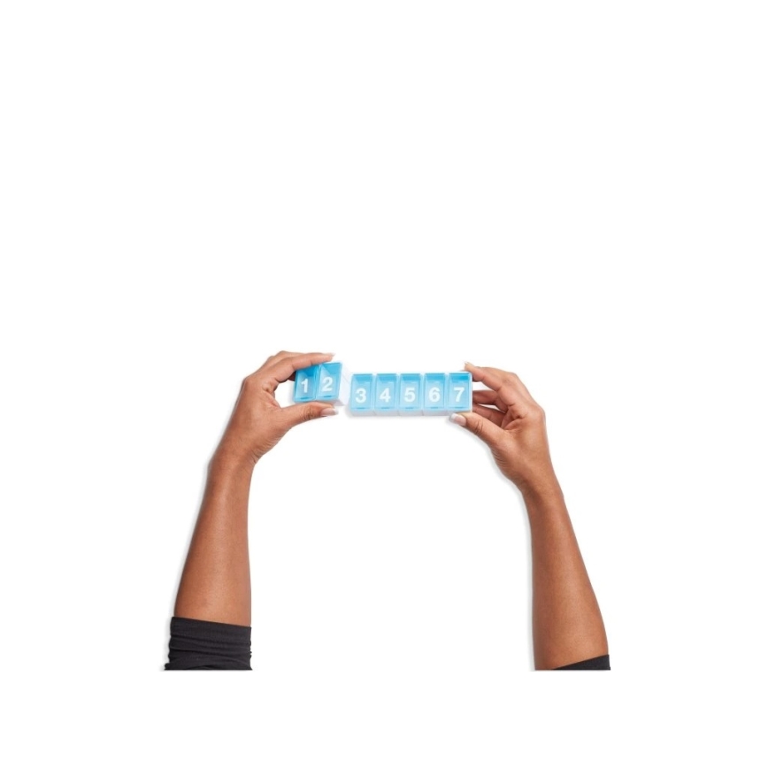 Vitility - Týždenný dávkovač liekov, modrý