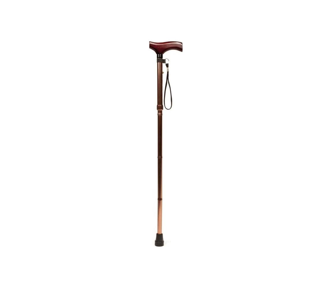 Vitility - Zložiteľná palica 92 cm hnedá VIT-70510020