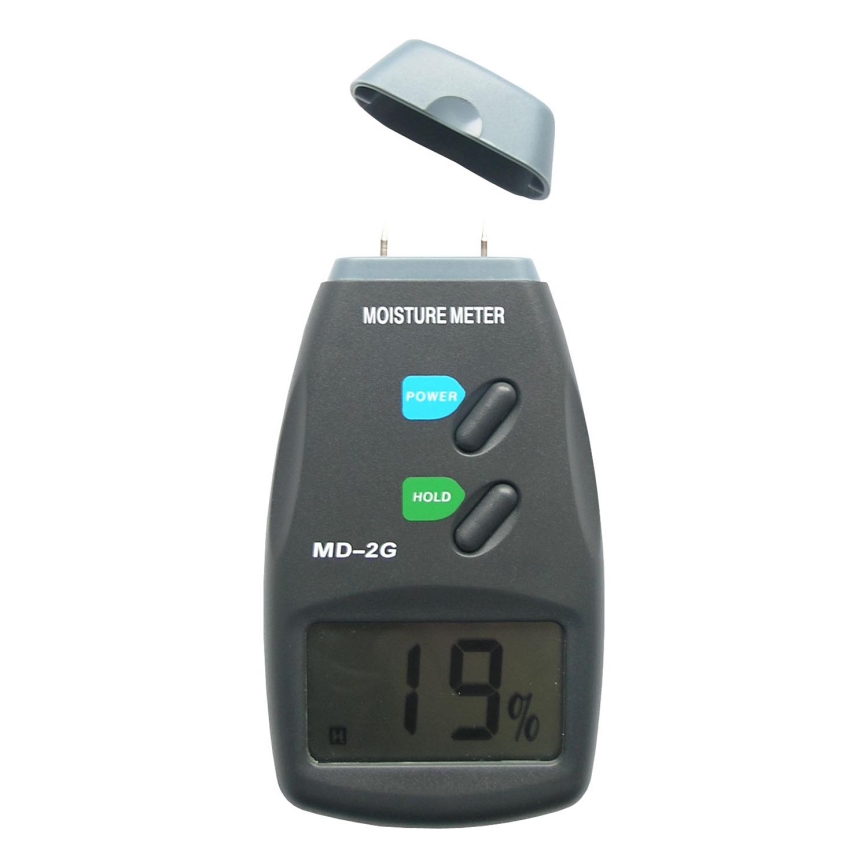 Vlhkomer na drevo s LCD displejom 9V