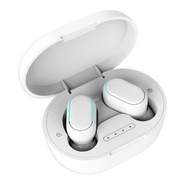 Vodotesné bezdrôtové Bluetooth slúchadlá 90 mAh biela