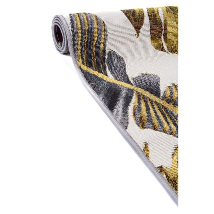 Vonkajší koberec CAPPUCCINO 80x165 cm zlatá/šedá