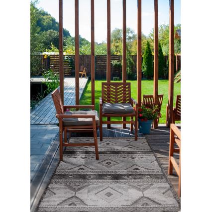 Vonkajší koberec CHIARA 160x230 cm sivý
