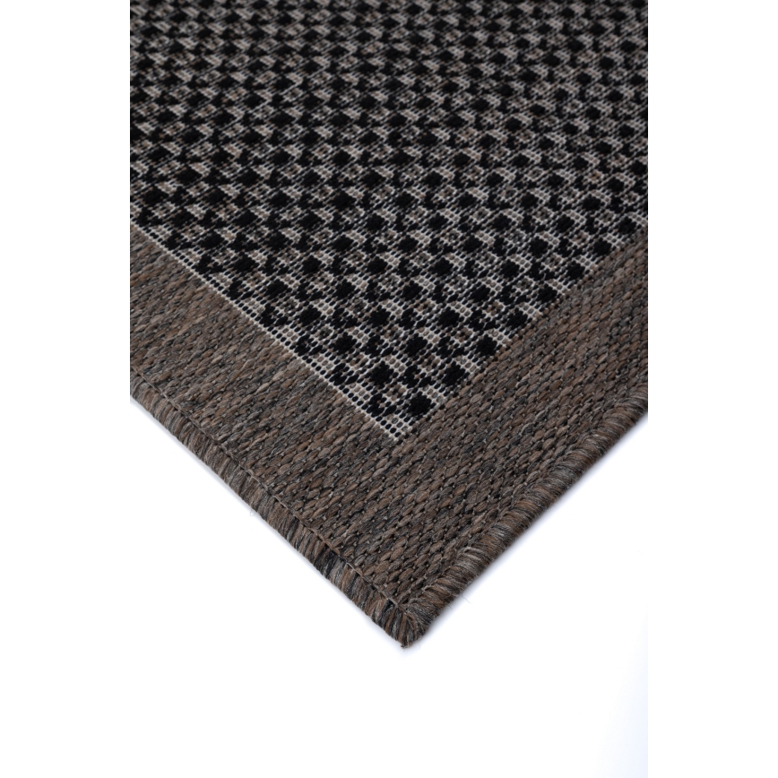 Vonkajší koberec EXPRESS NEW OUTDOOR 160x220 cm antracitový/hnedý