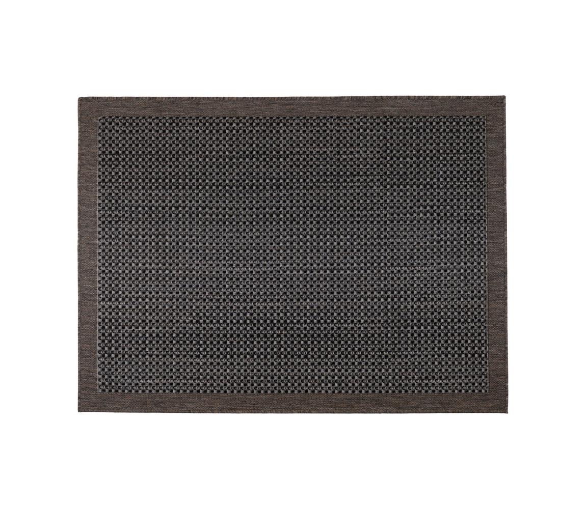 Multidecor Vonkajší koberec EXPRESS NEW OUTDOOR 80x150 cm antracit/hnedá 508977