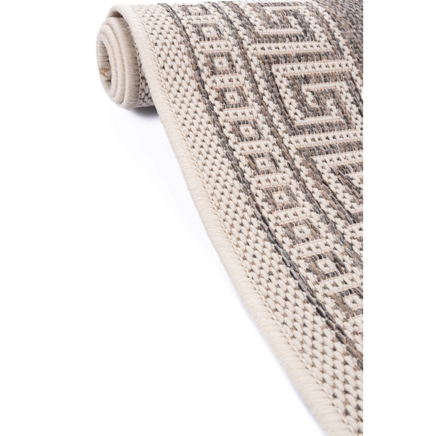 Vonkajší koberec EXPRESS NEW OUTDOOR 80x150 cm sivá/béžová