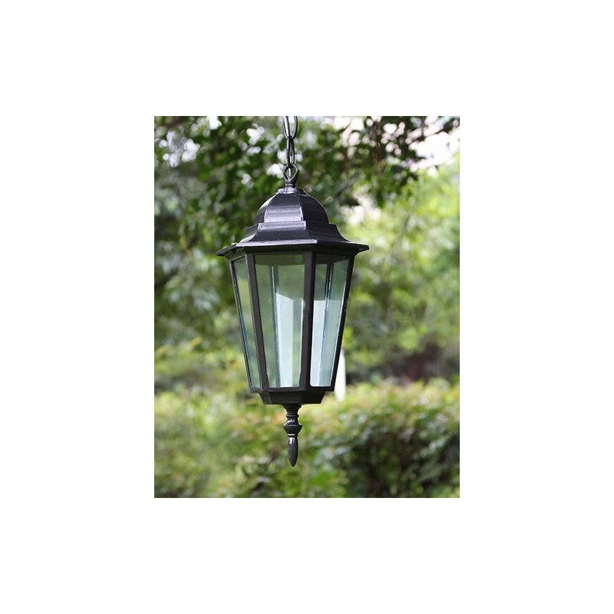 Vonkajší luster 1xE27/20W/230V IP43 čierna