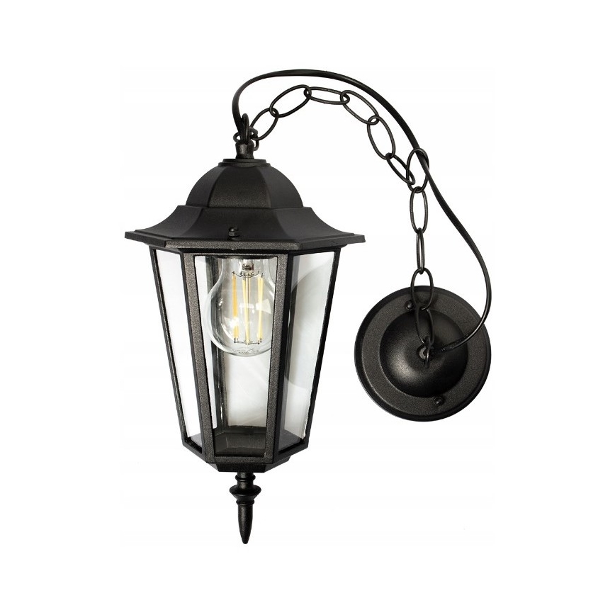 Vonkajší luster 1xE27/20W/230V IP43 čierna