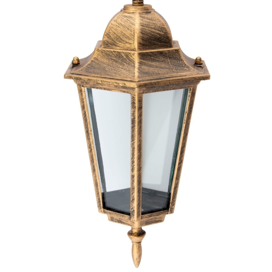 Vonkajší luster na reťazi 1xE27/60W/230V zlatá IP44