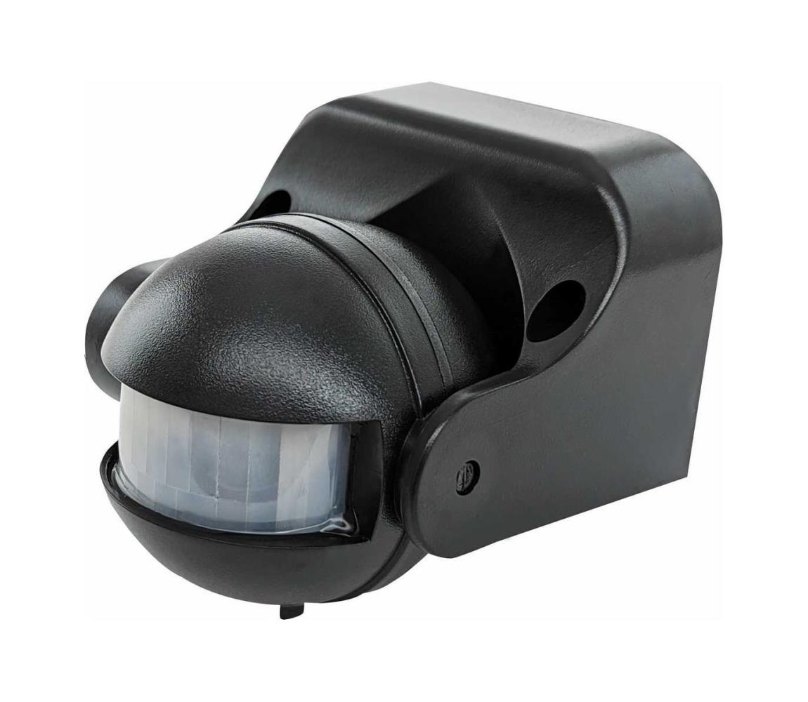 Greenlux Vonkajší PIR pohybový senzor 1200W/230V IP44 čierny