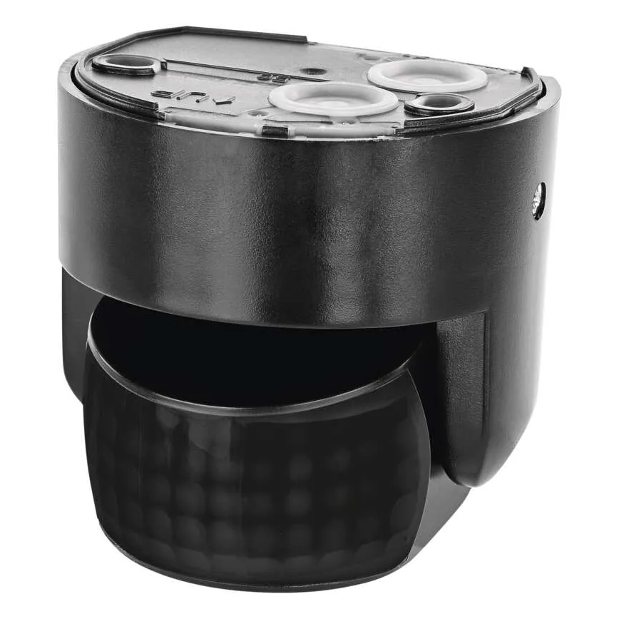 Vonkajší PIR snímač pohybu a súmraku 1200 W/230 V IP65 čierny